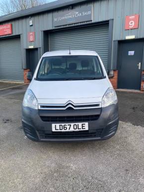 CITROEN BERLINGO 2017 (67) at M J Lawrence Car Sales Caistor